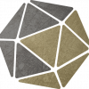struktúrált arany_antracit hexagon háttér nélkül